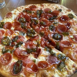 Hot Honey Pep Pizza Hot Honey Pep Pizza