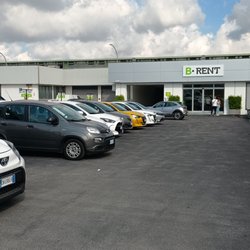 B-Rent Noleggio Auto - The entrance to our car rental office at Naples Airport.