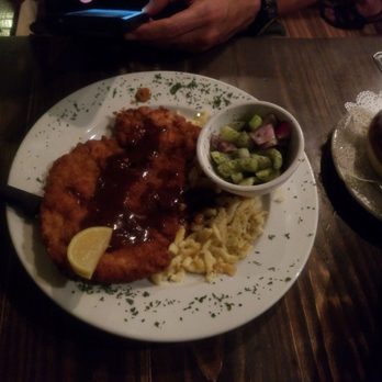 Checkers Old Munchen - Pork schnitzel hubby loves it - American Near Me - Pompano Beach, Florida Checkers Old Munchen - Pork schnitzel hubby loves it - American Near Me - Pompano Beach, Florida