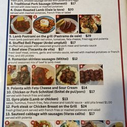Sunset Bistro - Menu