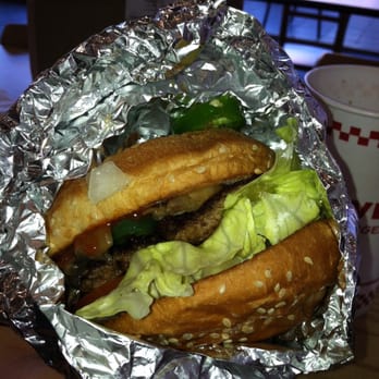 Five Guys - Amazing burgers - get the regular size that comes with 2 patty! - Burgers Near Me - Studio City, California Five Guys - Amazing burgers - get the regular size that comes with 2 patty! - Burgers Near Me - Studio City, California