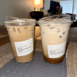 Vietnamese-Style Iced Coffee and Dulce De Leche Latte