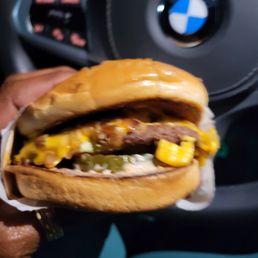 A unloved In & Out burger. They forgot my lettuce & tomatoes