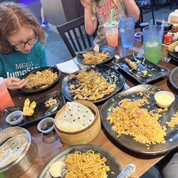 Takumi Ramen & Seafood - Shrimp fried rice, Pork belly ramen, shrimp dumplings, soup dumplings, crab jalapeño and crab Rangoon