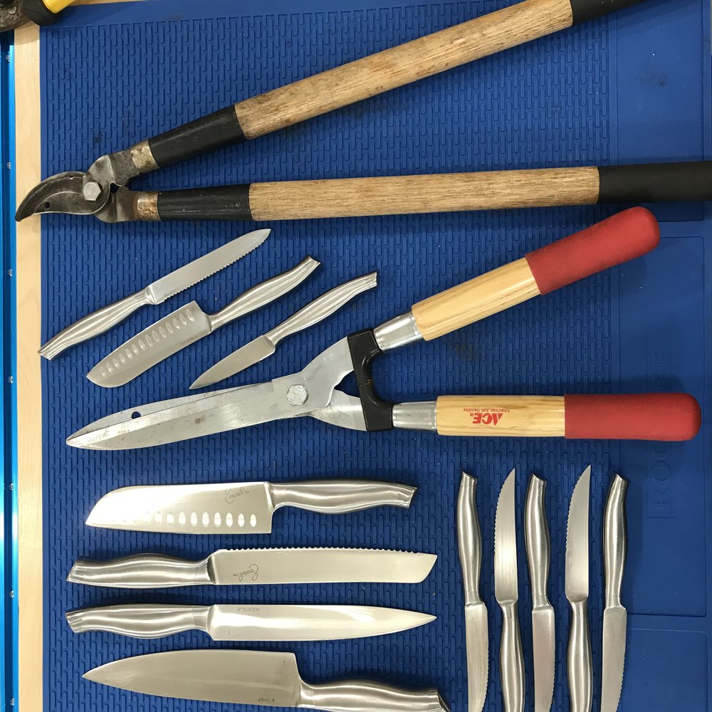 KNIFE EDGE SHARPENING SERVICE Request a Quote 1403 Redwood Dr, Chatham, Illinois Knife