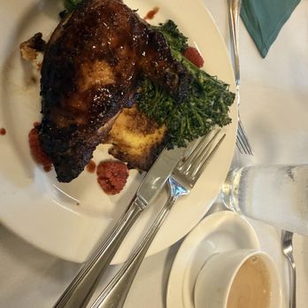 McMenamins - Edgefield - Chicken, Polenta, Brocklini, with their wonderful coffee. Yum!!! - Hotels Near Me - Troutdale, Oregon McMenamins - Edgefield - Chicken, Polenta, Brocklini, with their wonderful coffee. Yum!!! - Hotels Near Me - Troutdale, Oregon