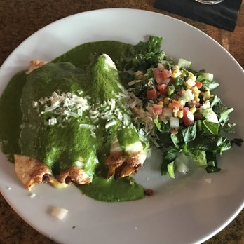 Roaring Fork - Green Chile Enchiladas - American Near Me - Austin, Texas