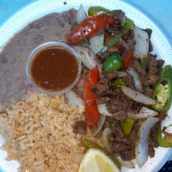 Taqueria El Mexicano - Bistek ranchero con tortillas de maíz o harina