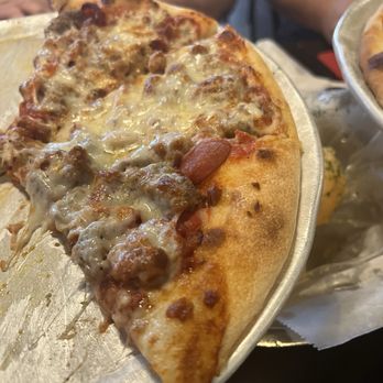 John The Baker - I didn't take a early picture because it was nice and hot 12" Meat Lovers Pizza just meaty and cheese with every bite - Pizza Near Me - Pembroke Pines, Florida