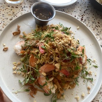 Daily Gather - Crunchy Noodle & Chilled Shrimp Salad* - Breakfast & Brunch Near Me - Houston, Texas Daily Gather - Crunchy Noodle & Chilled Shrimp Salad* - Breakfast & Brunch Near Me - Houston, Texas