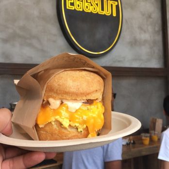 Eggslut - Fairfax on a biscuit - Breakfast & Brunch Near Me - Los Angeles, California