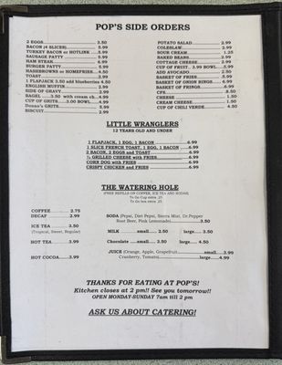 Menu photo 5 Pop's Country Cafe Hemet, CA Menu photo 5 Pop's Country Cafe Hemet, CA