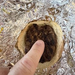 Cook Out - Smallest adult burger in the world I think