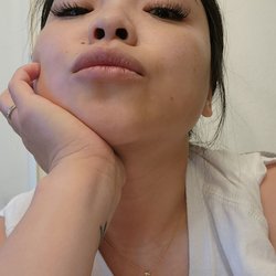 Concept Beauty - Ok I'm just tryna look cute here but I am really just showing how long these lashes are.