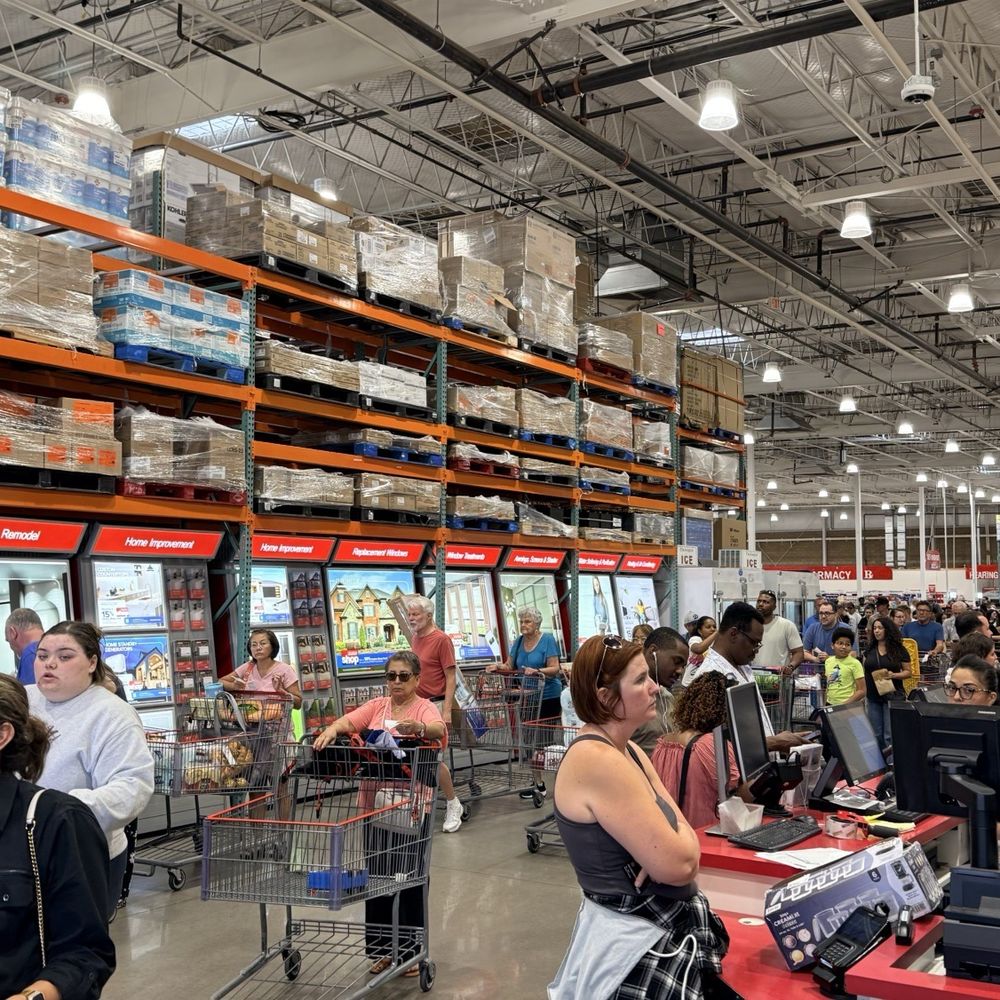 Costco - A line coming out as far as the eye can seeeeeee. - Wholesale Stores Near Me - Mesa, Arizona