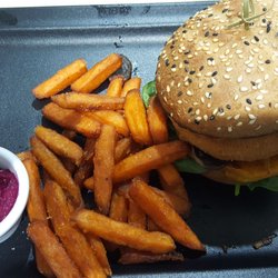 Michel's Patisserie - Sweet potato chips without asking .... fantastic!