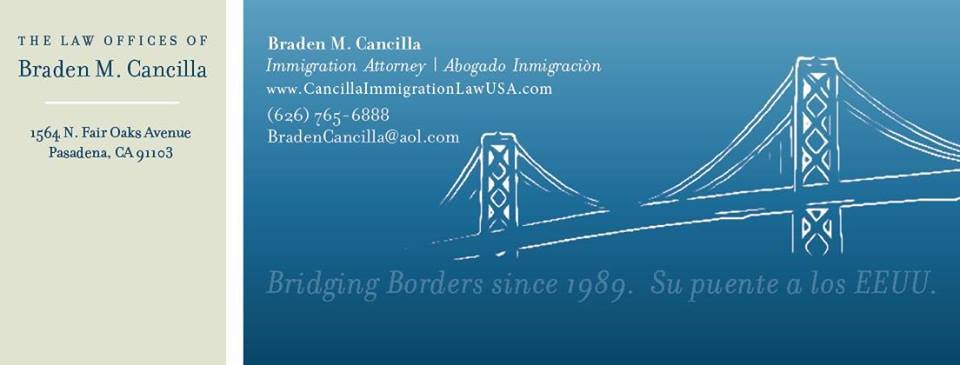 Law Offices Of Braden Cancilla - immigration attorney in Pasadena, CA