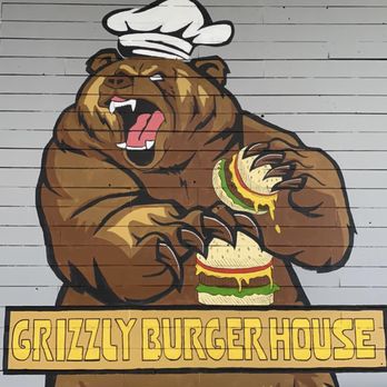 Grizzly Burger House - grizzly burger house sign - Cafes Near Me - Savoy, Texas Grizzly Burger House - grizzly burger house sign - Cafes Near Me - Savoy, Texas