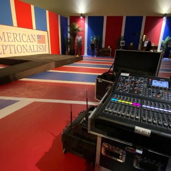 Generations Audio Visual - Governor speaking engagement in furniture store - Audio/Visual Equipment Rental Near Me - Houston, Texas Generations Audio Visual - Governor speaking engagement in furniture store - Audio/Visual Equipment Rental Near Me - Houston, Texas