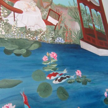 Tea Garden - wall mural - Chinese Near Me - Elk Grove, California