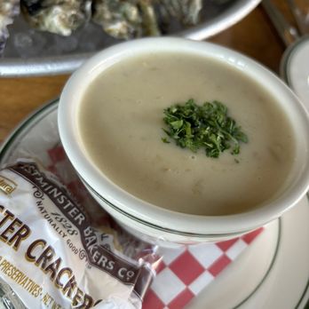 The Salty Pearl - Cup of clam chowder - Seafood Near Me - Oakland, California