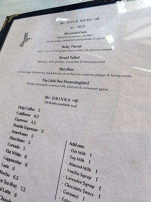 Menu photo 1 Lady Byrd Cafe Los Angeles, CA Menu photo 1 Lady Byrd Cafe Los Angeles, CA