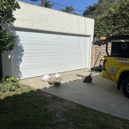 Exterior outside entrance of Joel Garage Doors - The door. Exterior outside entrance of Joel Garage Doors - The door.