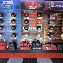 Victory Lane Pro Shop - Display wall.