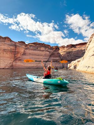 Photo of Lake Powell Paddleboards and Kayaks - Page, AZ, US. pure joy in antelope canyon