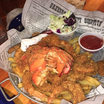 Bubba Gump Shrimp - Trash boat --- fried shrimps and lobster - Seafood Near Me - Long Beach, California Bubba Gump Shrimp - Trash boat --- fried shrimps and lobster - Seafood Near Me - Long Beach, California