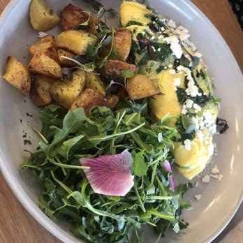 Everyday Eatery - Omelette. My mom enjoyed the salad - Cafes Near Me - Irvine, California Everyday Eatery - Omelette. My mom enjoyed the salad - Cafes Near Me - Irvine, California