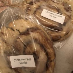 Tasty Bakies & Gifts - Iced Cinnamon roll Cookie
