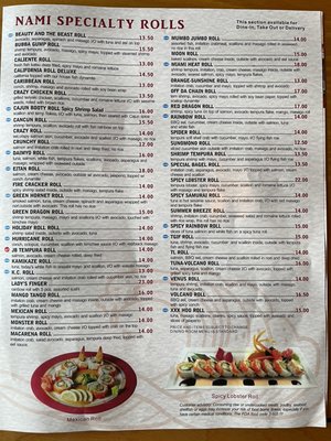 Menu photo 5 Nami Sushi Miramar, FL Menu photo 5 Nami Sushi Miramar, FL