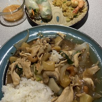 Siam Square Fine Thai Cuisine - Bangkok Chicken Specialty Fresh Spring Rolls Pineapple Fried Rice - Thai Near Me - Middletown, Rhode Island Siam Square Fine Thai Cuisine - Bangkok Chicken Specialty Fresh Spring Rolls Pineapple Fried Rice - Thai Near Me - Middletown, Rhode Island