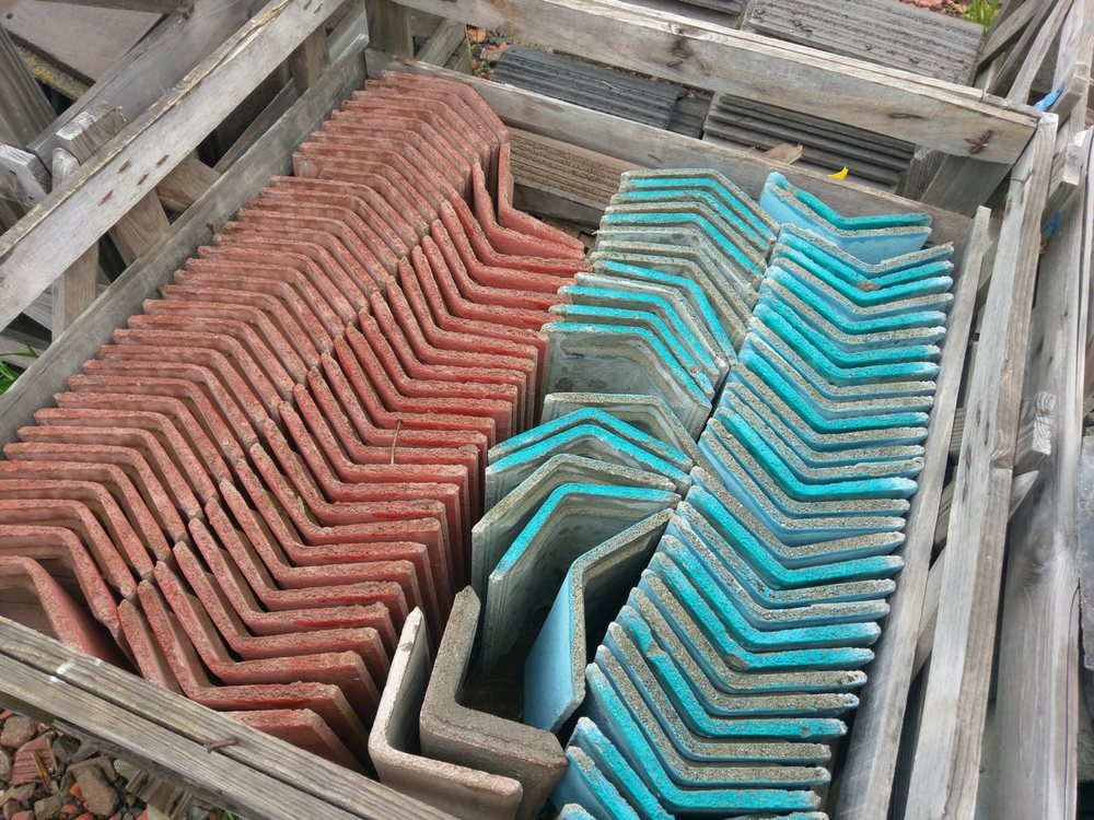 Slide of Vintage Roof Tile