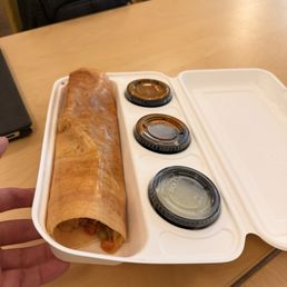 Dosa w/ ground chicken