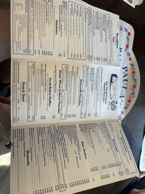 Menu photo 5 Paula's Pancake House Solvang, CA