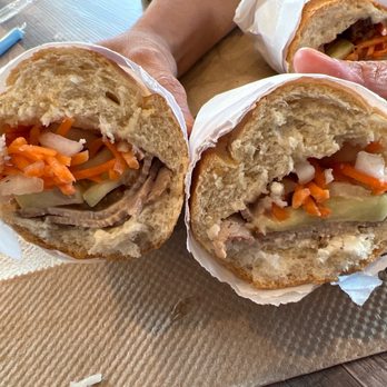 Tea Spot - Honey BBQ Pork (Char SIU Pork) Bahn Mi sandwich - Sandwiches Near Me - Brentwood, California Tea Spot - Honey BBQ Pork (Char SIU Pork) Bahn Mi sandwich - Sandwiches Near Me - Brentwood, California