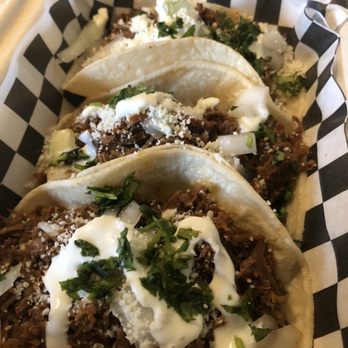 El Jefe Taco Joint - Barbacoa tacos! Great flavor! - Tacos Near Me - Anchorage, Alaska
