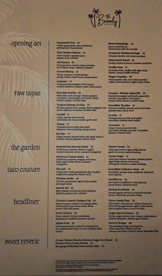 Menu photo 8 The Beverly Beach Garden San Diego, CA Menu photo 8 The Beverly Beach Garden San Diego, CA