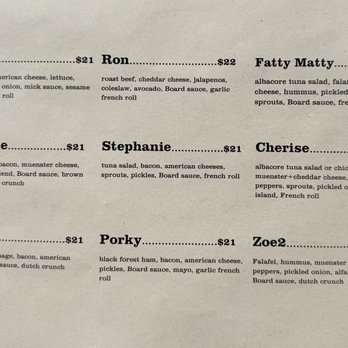 Deli Board - Menu - Delis Near Me - San Francisco, California