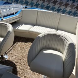 Tahoe Canvas - Beautiful tuck n roll seating.