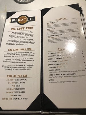 Menu photo 5 Pho Le Boise, ID Menu photo 5 Pho Le Boise, ID