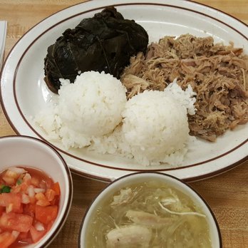 Jackie's Diner - Laulau combo - Hawaiian Near Me - Aiea, Hawaii