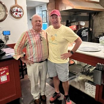 Grimaldi's - Sean is from Ireland ! - Pizza Near Me - Hoboken, New Jersey