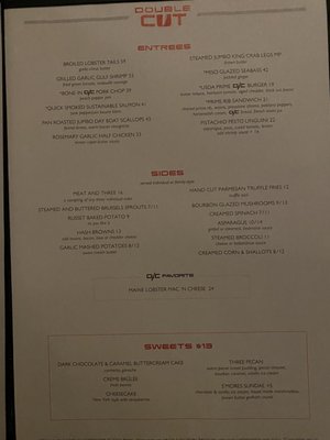 Menu photo 8 Double Cut Steak House Round Rock, TX Menu photo 8 Double Cut Steak House Round Rock, TX