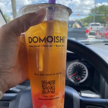 Domoishi - Passionfruit Green Tea - Bubble Tea Near Me - Miramar, Florida Domoishi - Passionfruit Green Tea - Bubble Tea Near Me - Miramar, Florida