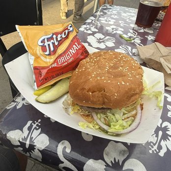 Hinano Café - Double Cheeseburger/Hamburger - Dive Bars Near Me - Venice, California