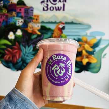 Roxa Bowl - Make your own smoothie Condensed milk, strawberries, bananas and almond milk - Acai Bowls Near Me - Riverdale Park, Maryland Roxa Bowl - Make your own smoothie Condensed milk, strawberries, bananas and almond milk - Acai Bowls Near Me - Riverdale Park, Maryland