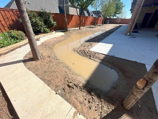 Drainage Issues - If you have drainage issues in your yard, we can solve them!